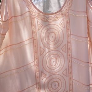 torrid Tops - Sheer Pink Beaded Top torrid Tops - Sheer Pink Beaded Top